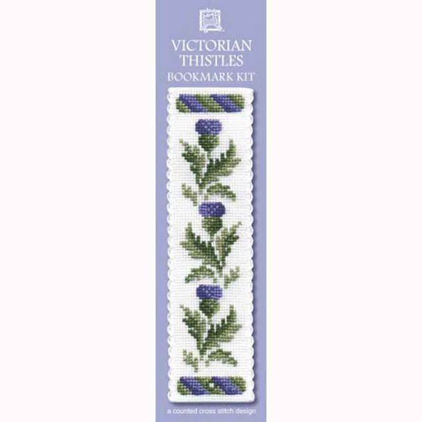 Textile Heritage | Counted Cross Stitch Bookmark Kit | Victorian Thistles