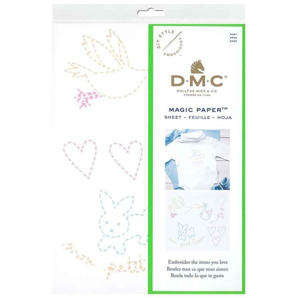DMC | Magic Paper | A5 Embroidery Transfer Paper | Birth