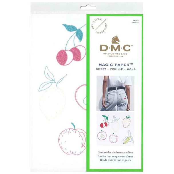DMC | Magic Paper | A5 Embroidery Transfer Paper | Fruits