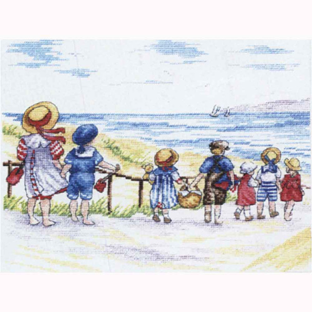 All Our Yesterdays Counted Cross Stitch Kit | To the Beach We Go