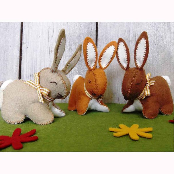 Corinne Lapierre | Felt Craft Kit | Bunnies