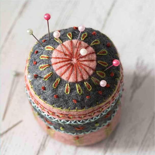 Corinne Lapierre | Wool Felt Embroidery Kit | Pin Cushion