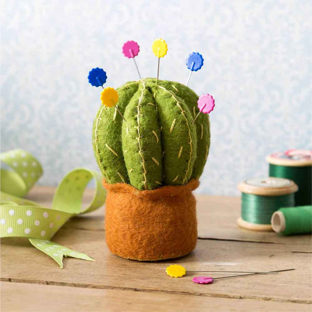 Corinne Lapierre | Wool Felt Kit | Cactus Pin Cushion - Main Image