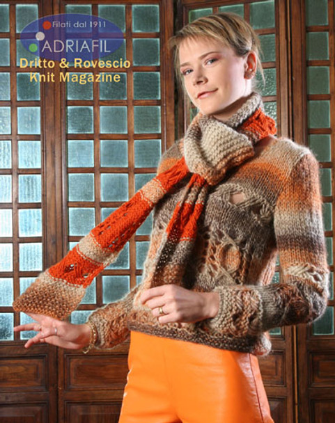 Montreal Outfit - Scarf & Jumper Knitting Pattern | Adriafil Softy & Mirage DK Yarn | Free Downloadable Pattern - Main Image