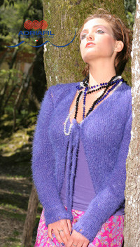 Concordia Ladies Cardigan Knitting Pattern | Adriafil Nina Chunky Knitting Yarn | Free Downloadable Pattern - Main Image