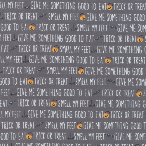 Ghouls and Goodies | Stacy Iest Hsu | Moda Fabrics | 20683-14 | Trick or Treat Text Shadow