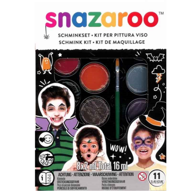 Halloween Face Painting Kit | 11pcs | Snazaroo - Main Image