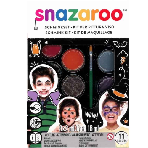 Halloween Face Painting Kit | 11pcs | Snazaroo - Main Image