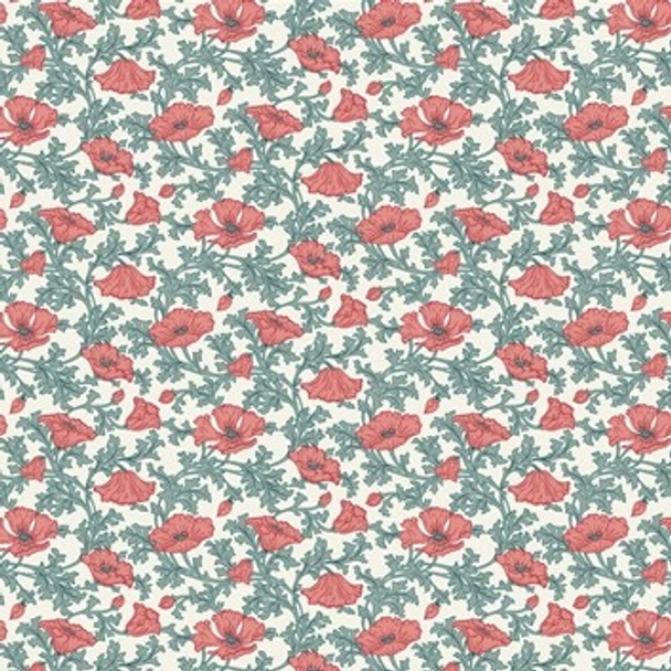 Winterbourne House | Liberty Fabrics | 04775741C | Nina Poppy 741C