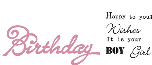 Birthday (UK) | Collectables Die | Marianne Design