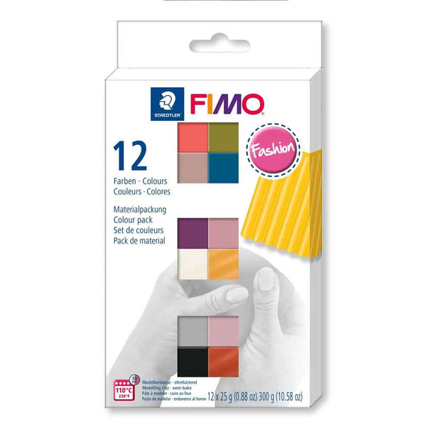Staedtler Fimo Soft Fashion Colour Pack | 12 Colours