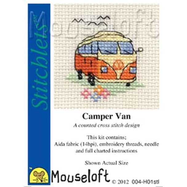 Mouseloft Stitchlets Mini Cross Stitch Kits | Camper Van