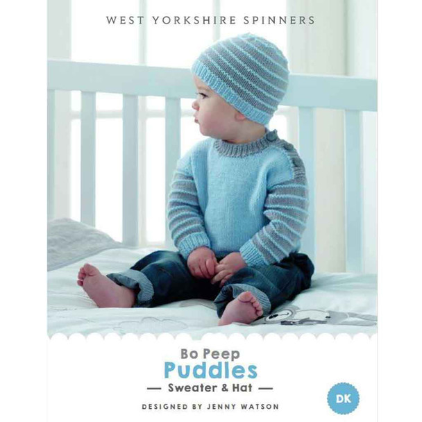 Puddles Sweater & Hatcovers Knitting Pattern | WYS Bo Peep DK Knitting Yarn DBP0107 | Digital Download - Main Image