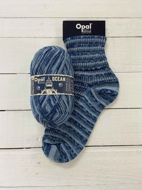  Opal Ocean 4 Ply Wool Sock Knitting Yarn | 9970