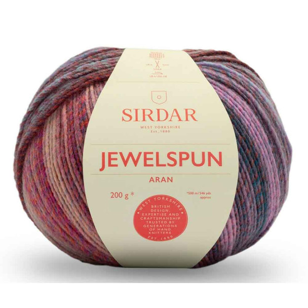 Sirdar Jewelspun Variegated Yarn Aran 200g | 844 Glacier