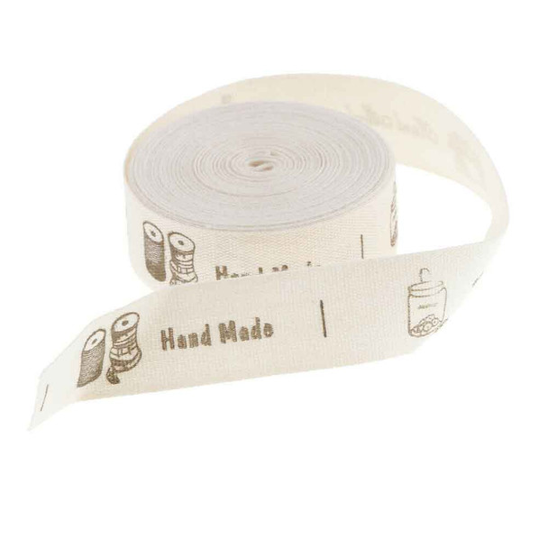 Super Ribbons Hand Made Ribbon | 15mm Wide | Natural