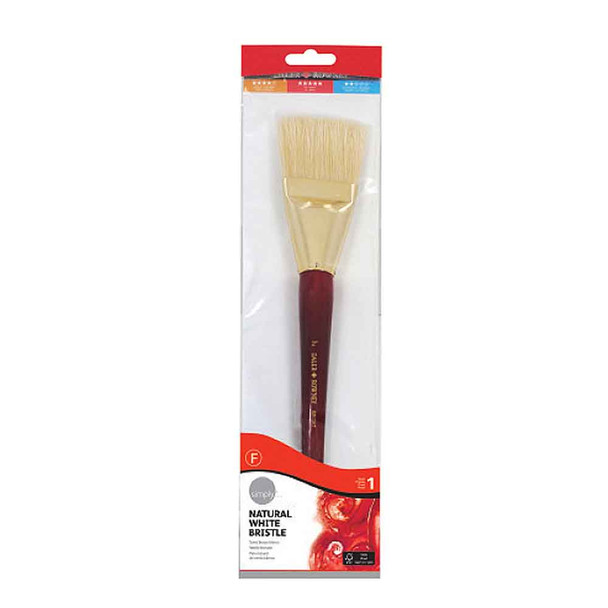 Daler Rowney Simply Range | Natural White Bristle 2" Brush