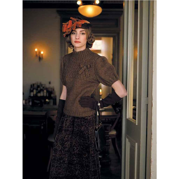 Rowan Grable Womens Top Knitting Pattern in Kid Classic | Digital Download (ROWEB-00373) - Main Image