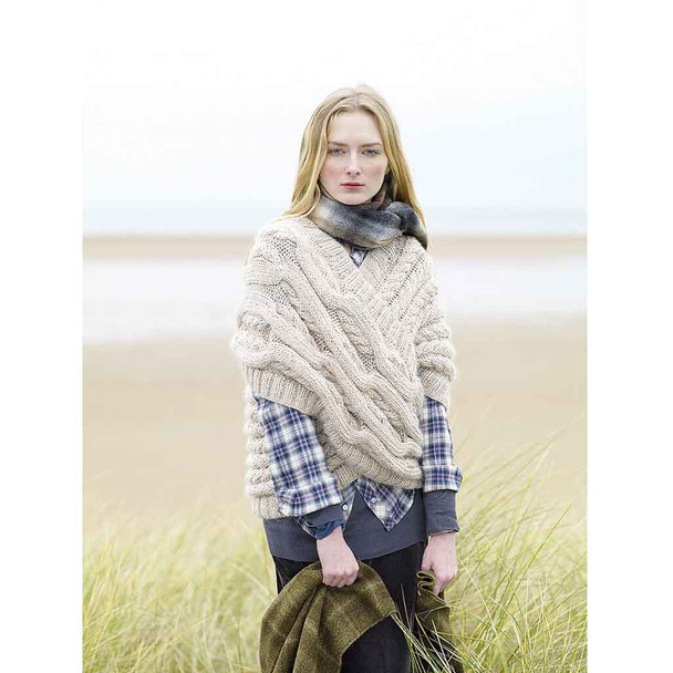 Rowan Wayfarer Womens Sweater/Jumper Knitting Pattern in Cocoon | Digital Download (ROWEB-00537) - Main Image