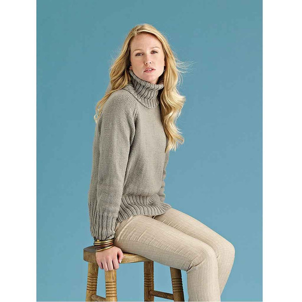 Rowan Cedar Womens Sweater/Jumper Knitting Pattern in Handknit Cotton | Digital Download (ROWEB-OC22-5) - Main Image