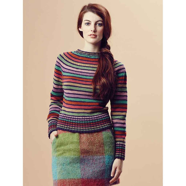 Rowan Lexy Women Jumper/Sweater Knitting Pattern using Pure Wool Worsted | Digital Download (ROWEB-02761) - Main Image