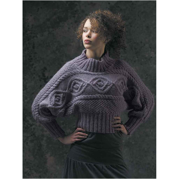Rowan Dany Womens Sweater PDF Knitting Pattern, Cocoon Outback Yarns