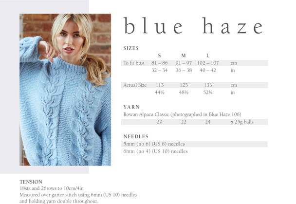 Mode At Rowan | Alpaca Classic | 4 Projects - Requirements to make Blue Haze