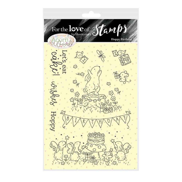 Hunkydory | For the Love of... Stamps | Acorn Wood | Hoppy Birthday - Main Image