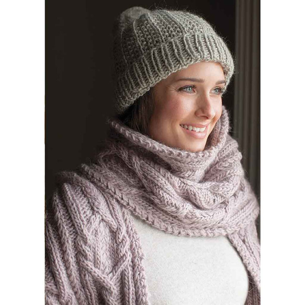 Rowan Yepa Womens Hat Knitting Pattern using Cocoon | Digital Download (ZB222-00006) - Main Image