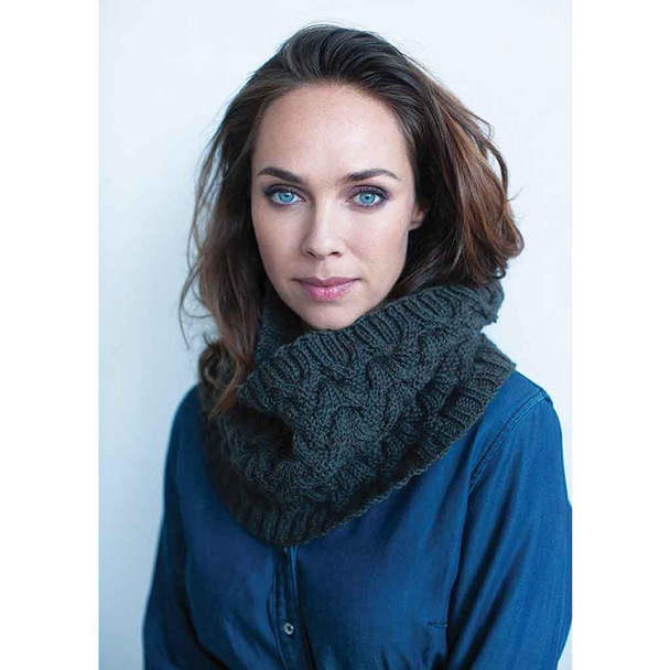 Rowan Holm Womens Cowl Knitting Pattern using Pure Wool Superwash Worsted | Digital Download (ZB223-00002) - Main Image