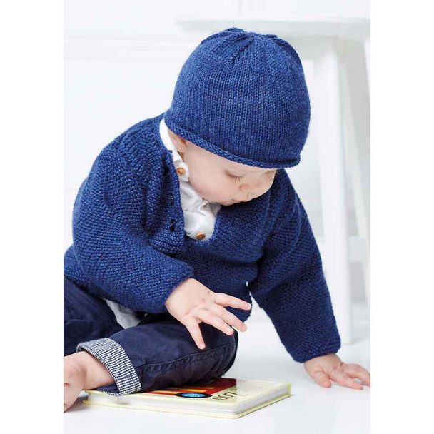 Rowan Simple Hat Baby Accessories Knitting Pattern using Baby Merino Silk DK | Digital Download (ZB233-00009) - Main Image