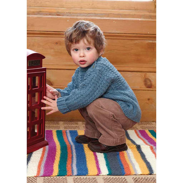 Rowan Nezbit Blanket Baby accessories Knitting Pattern using Baby Merino Silk DK | Digital Download (ZB116-00013) - Main Image