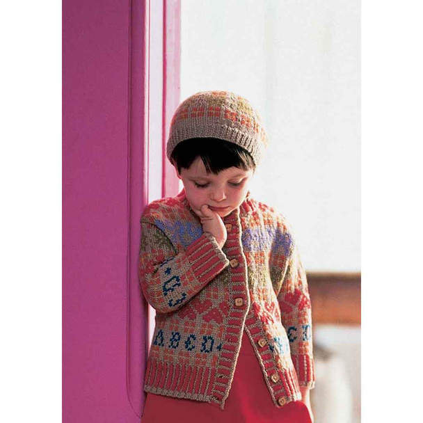 Rowan Apricot Beret Childrens Accessories Knitting Pattern using Baby Merino Silk DK | Digital Download (ROWEB-01113-0002) - Main Image