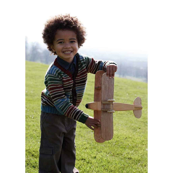 Rowan Billy Childrens Cardigan Knitting Pattern using Pure Wool 4ply | Digital Download (ZB95-00003) - Main Image
