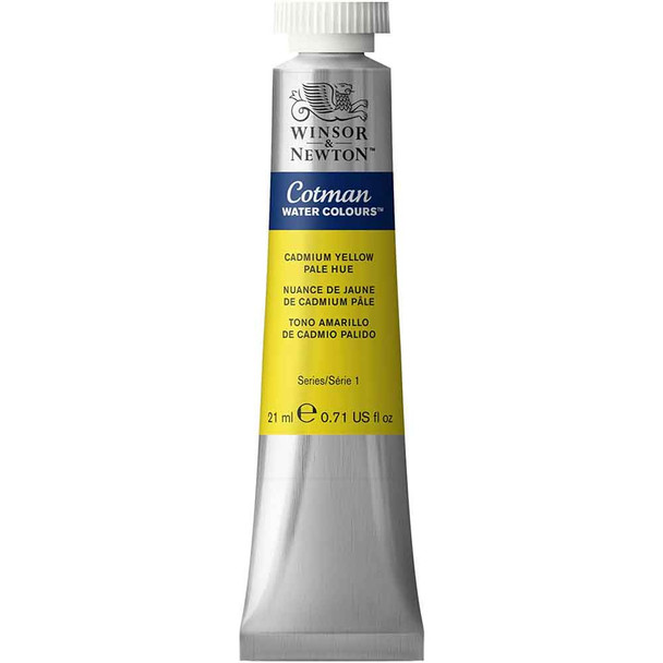 Winsor & Newton Cotman Water Colour 21 ml Tubes | Cadmium Yellow Pale Hue