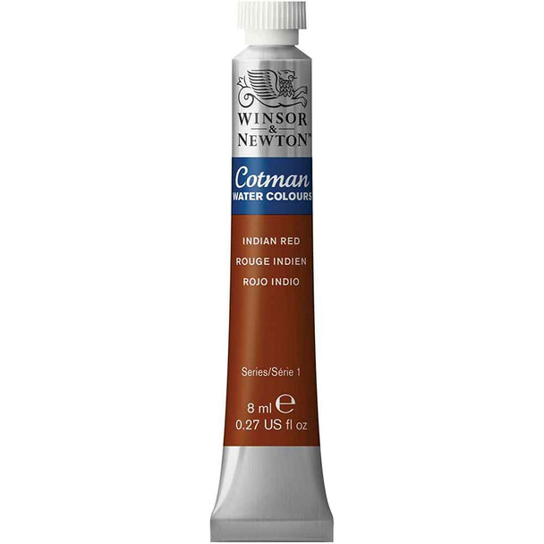 Winsor & Newton Cotman Water Colour 8ml Tubes | Indian Red