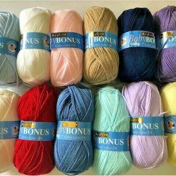 Hayfield Baby Bonus Extra Value DK Knitting Yarn, 100g Balls | Various Colours - Main Image