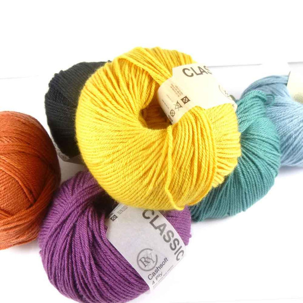 Rowan Cashsoft 4 Ply Knitting Yarn, 50g balls | Joblots | Various Shades (D) - Main Image