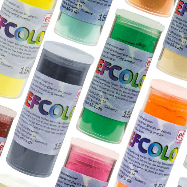 Efco Efcolor Standard Opaques Enamel Powders in 10ml tubes | Various Colours