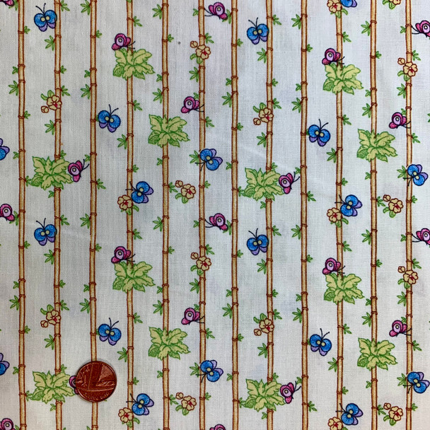 Precious Moments SPX Fabrics | Bamboo Stripes - Please see penny for size reference
