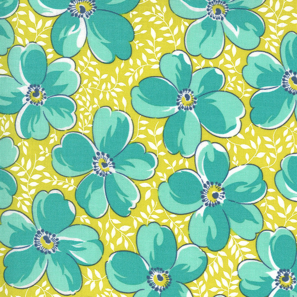 Flowers for Freya | Linzee McCray | Moda Fabrics | 23330-16 | Love Blossoms, Sprout