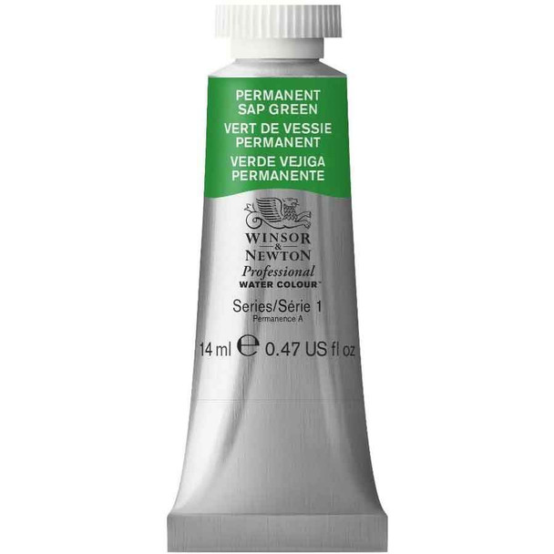 Winsor & Newton | Professional Watercolour | 14ml Tubes | Permanent Sap Green