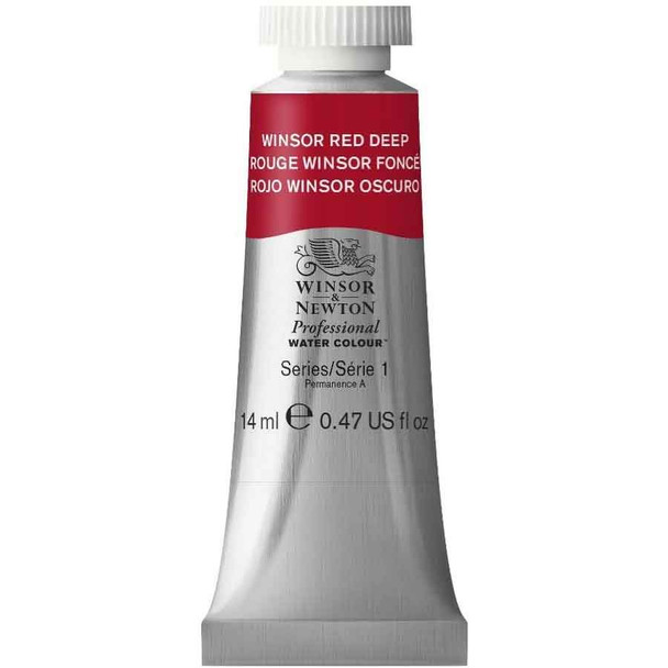 Winsor & Newton | Professional Watercolour | 14ml Tubes | Winsor Red Deep