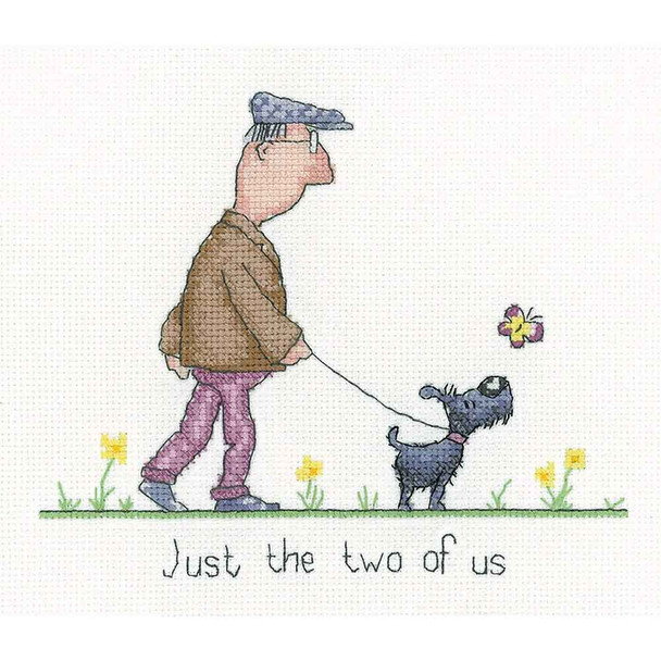 Just the Two of Us | Golden Years Collection | 14 Count Cross Stitch Kit | Peter Underhill