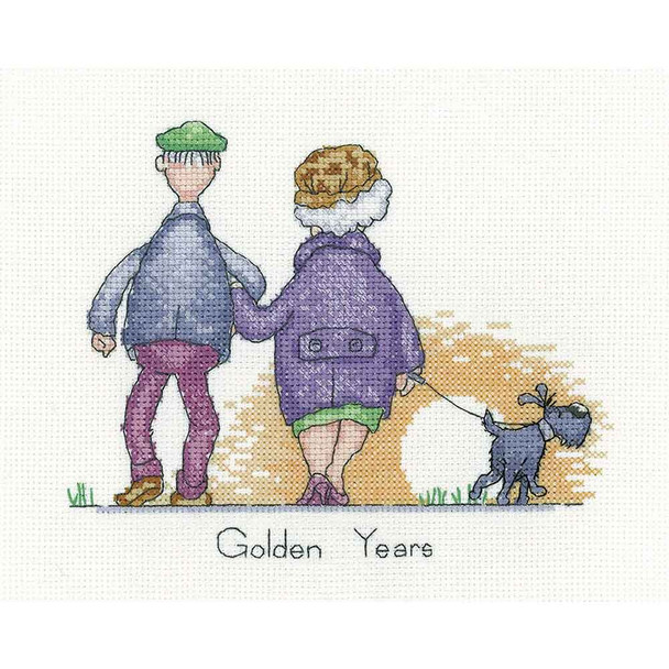 Golden Years | Golden Years Collection | 14 Count Cross Stitch Kit | Peter Underhill