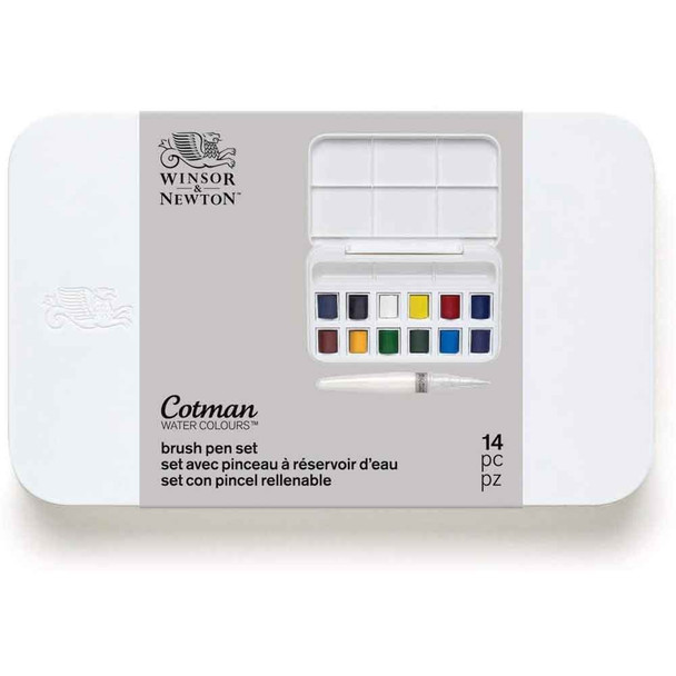 Cotman Watercolour Brush Pen Set | 14 Piece - Main Image