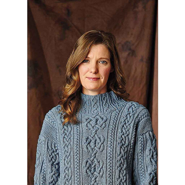 Rowan Penzance Womans Sweater Knitting Pattern using Original Denim | Digital Download (ZB158-00008) - Main Image