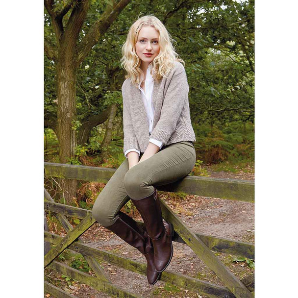 Rowan Skylark Womens Cardigan Knitting Pattern using Moordale | Digital Download (ZB246-00011) - Main Image