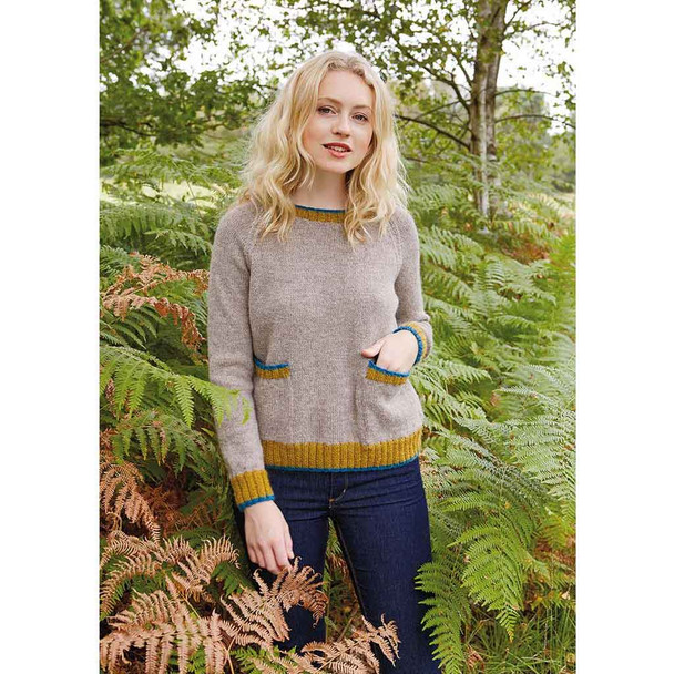 Rowan Tussock Womens Sweater Knitting Pattern using Moordale | Digital Download (ZB246-00014) - Main Image