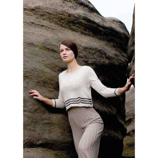 Rowan Tern Womens Sweater Knitting Pattern using Summerlite 4ply | Digital Download (ZB248-00015) - Main Image